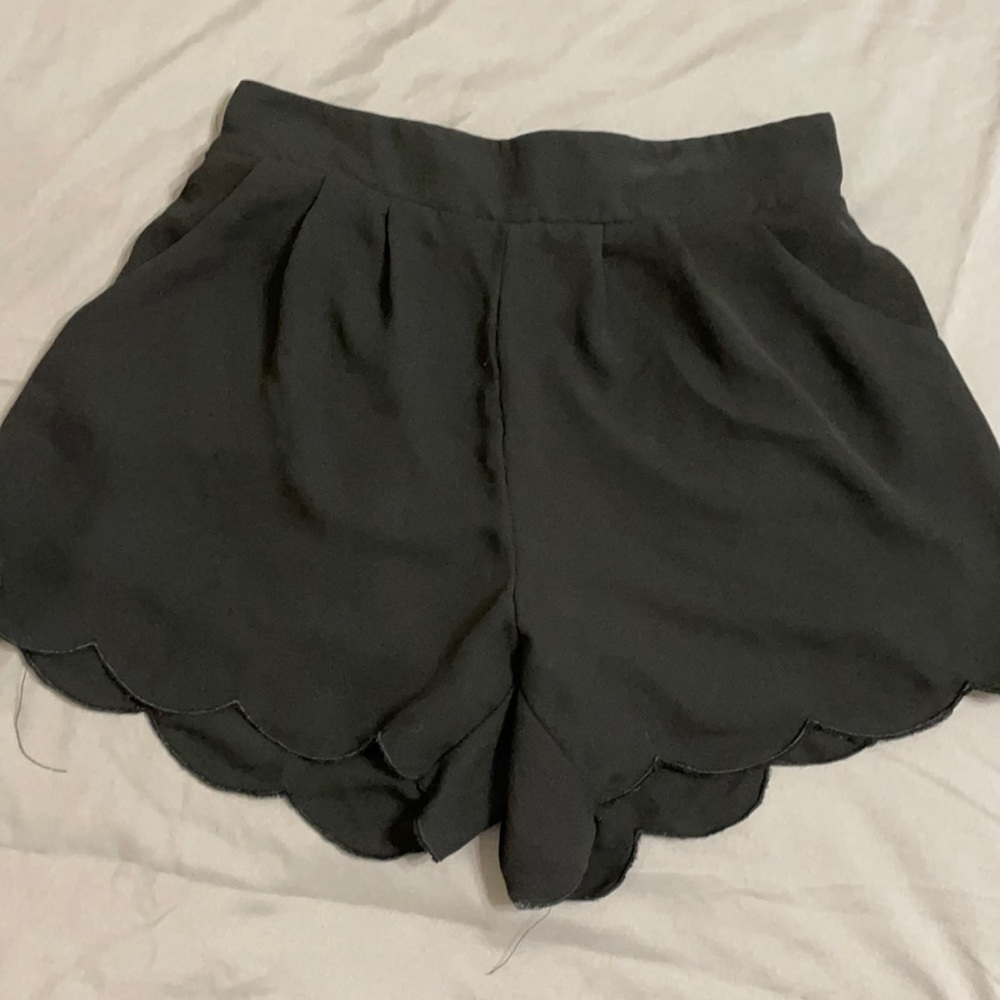 hemmed shorts